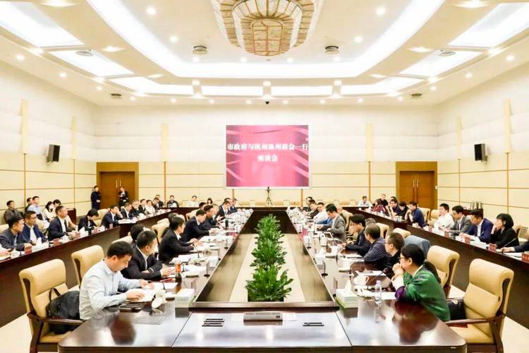 温州市政府与杭州市温州商会一行座谈会顺利召开